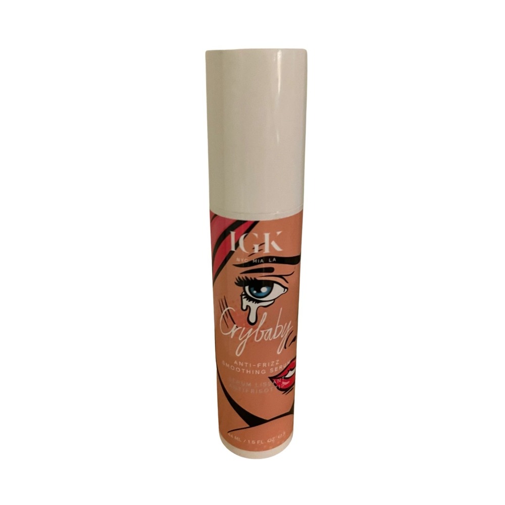 IGK Crybaby Anti-Frizz Smoothing Serum‎ 1.5oz Vegan Hair Oil Treatment New